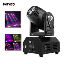 Load image into Gallery viewer, Mini RGBW LED 10W LED Beam moving head Light High Power 10Watt Quad Stroboscope LED Strong Beam Light For Party Disco DJ Light