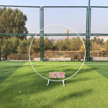 Load image into Gallery viewer, iron circle Wedding arch props background single arch flower outdoor lawn wedding flower door rack wedding birthday decoration